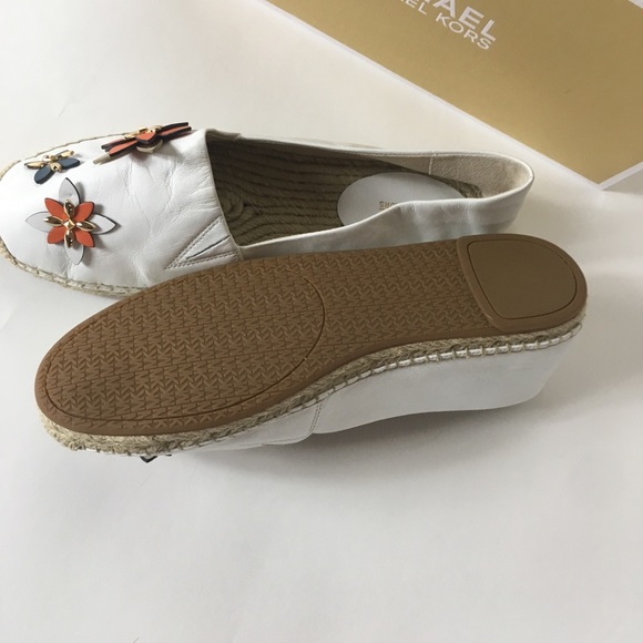 Michael Kors white leather Heidi espadrilles - Picture 7 of 7